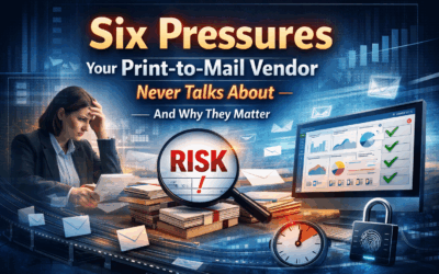 Six Pressures Your Print-to-Mail Vendor Never Talks About — And Why They Matter