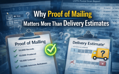Why Proof of Mailing Matters More Than Delivery Estimates